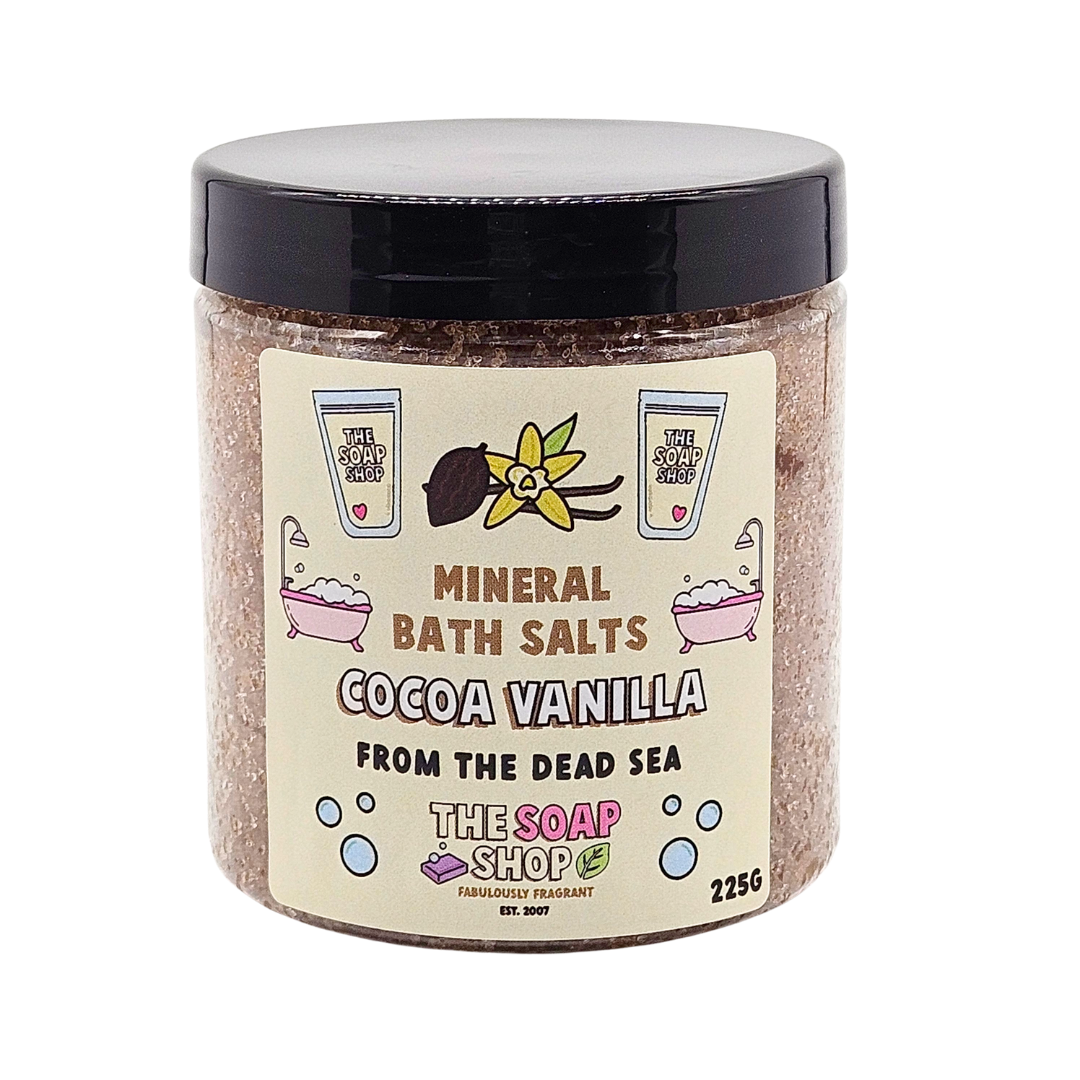 Cocoa vanilla bath salt