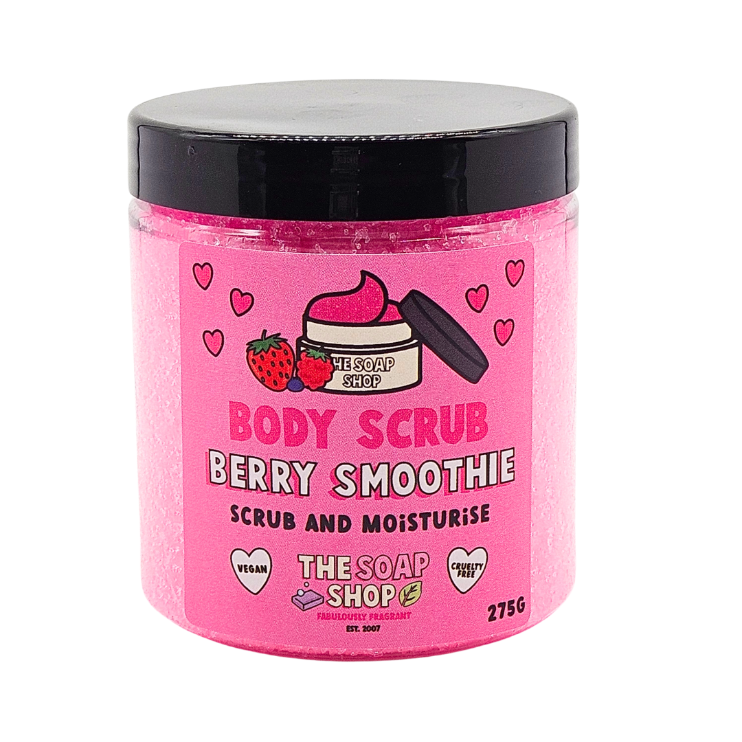 Berry smoothie body scrub