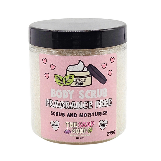 Fragrance free body scrub