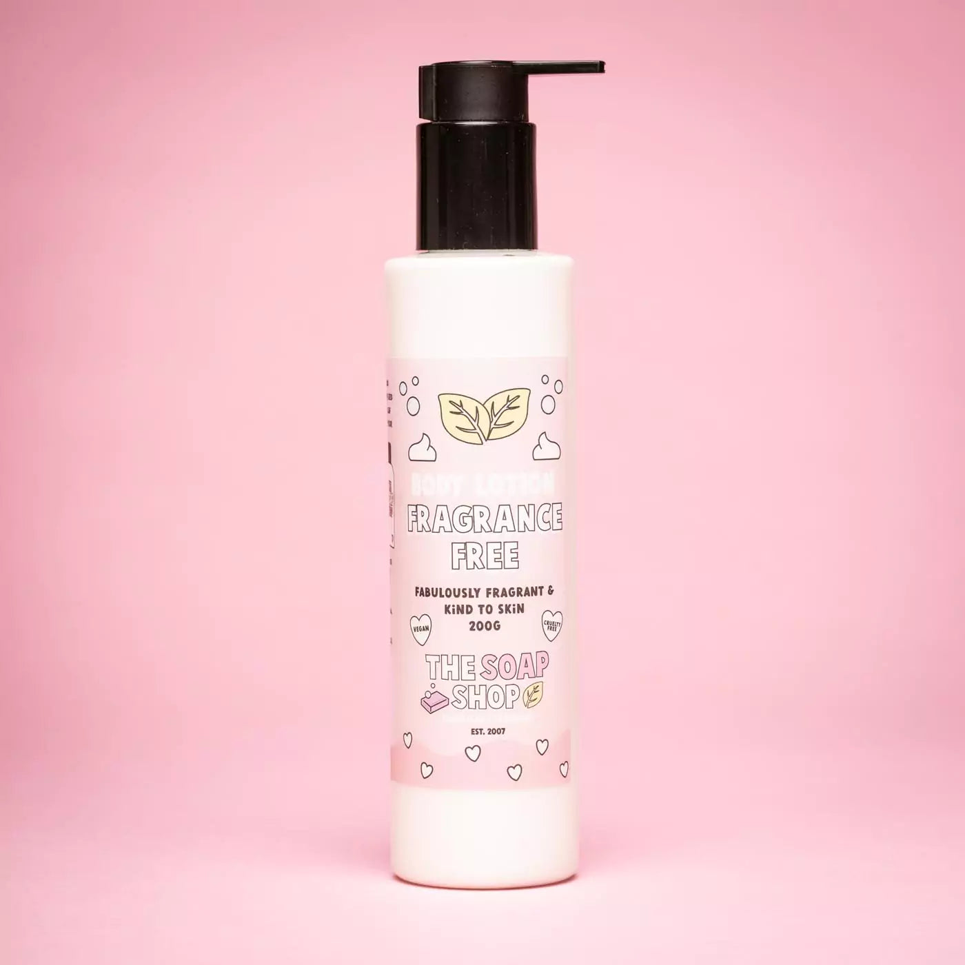 Fragrance free body lotion