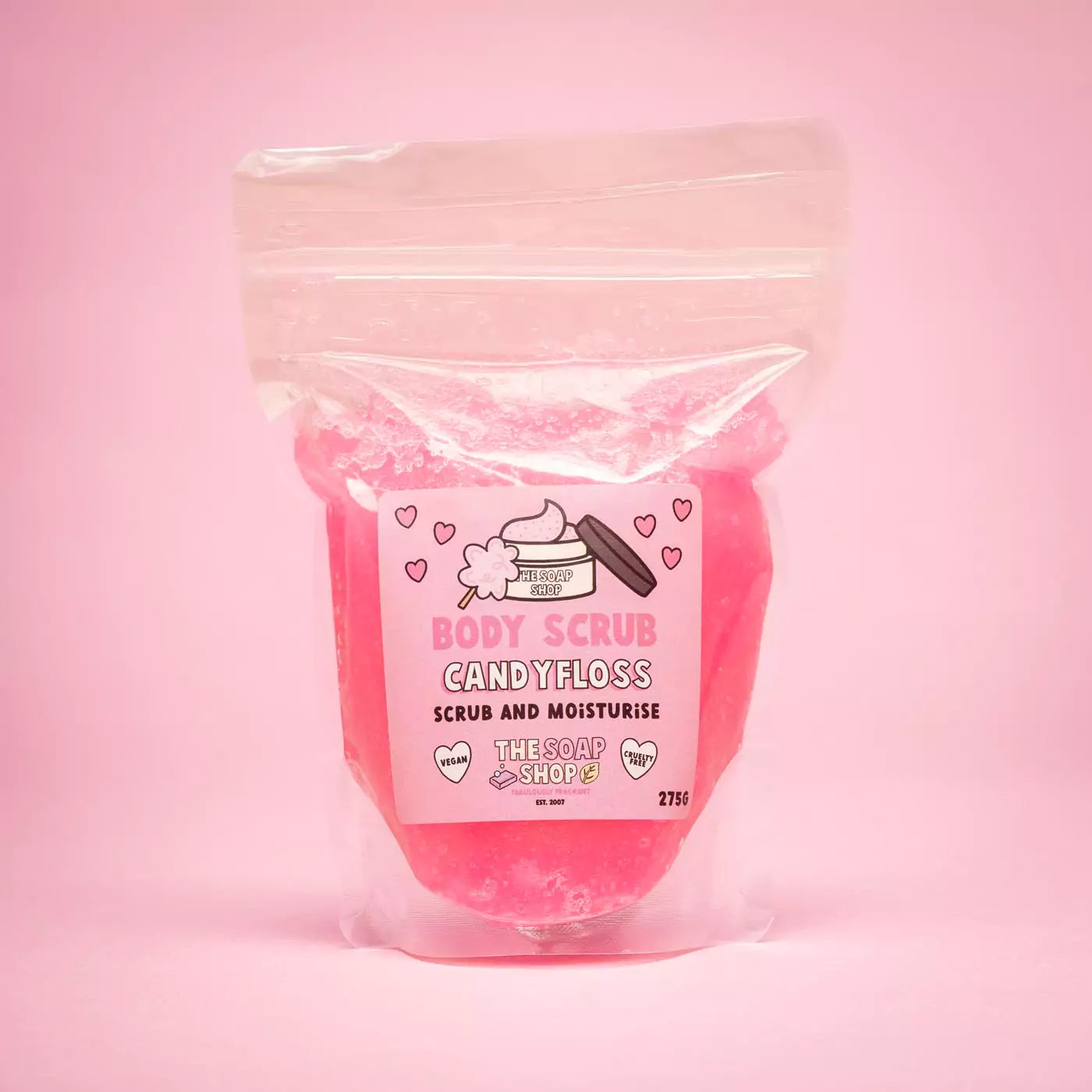 Candyfloss body scrub