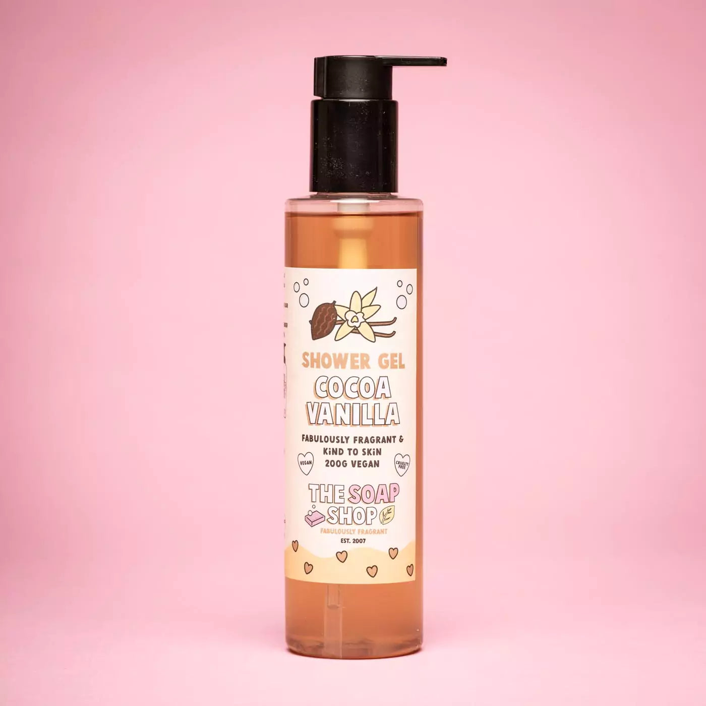 Cocoa vanilla shower gel